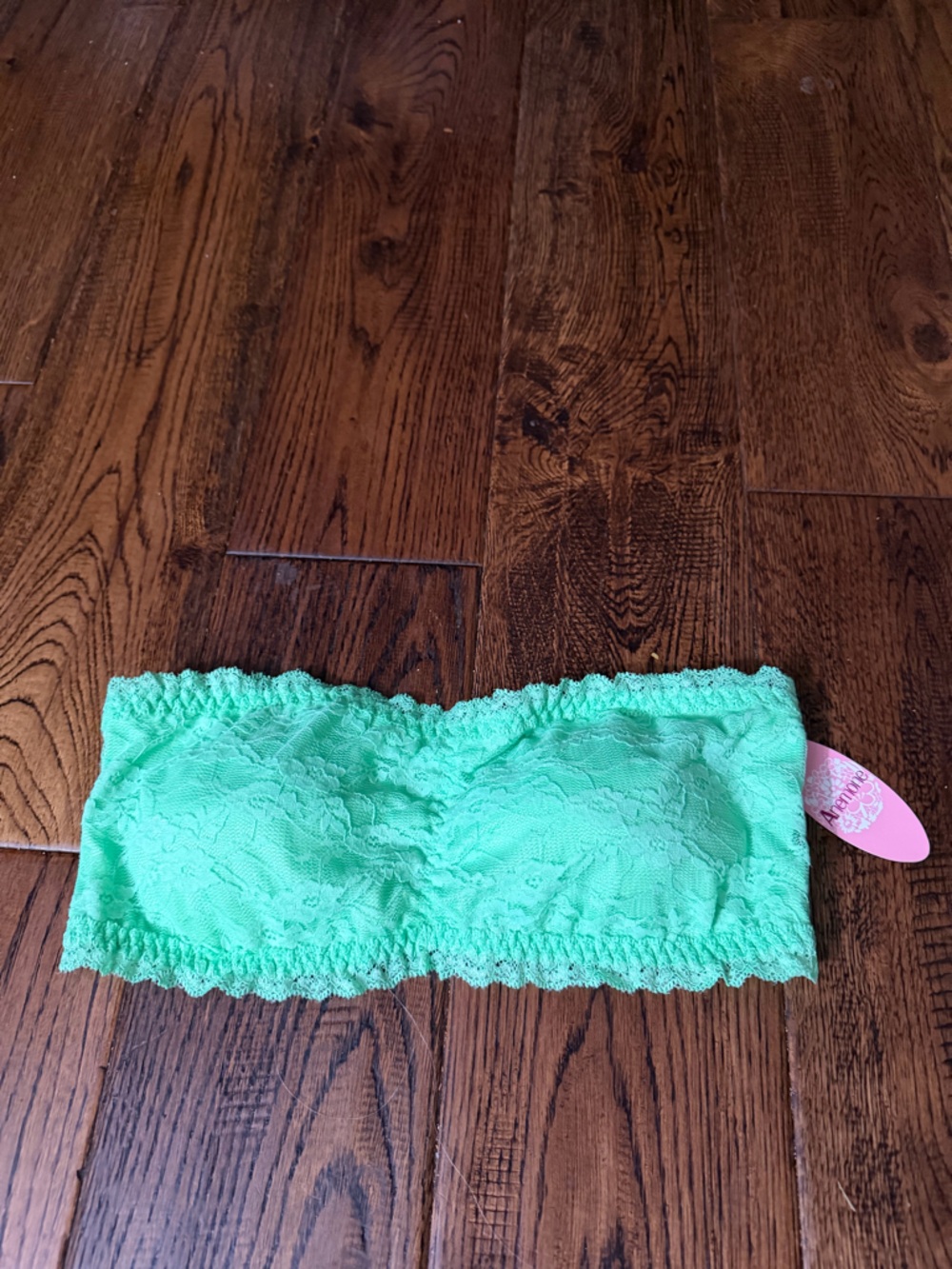 NWT ANEMONE Lace Bandeau Tube Bralette Size S/M Lined
